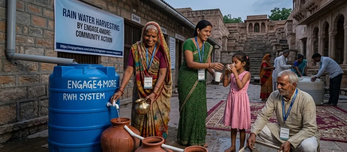 Rain Water Harvesting Activity Banner