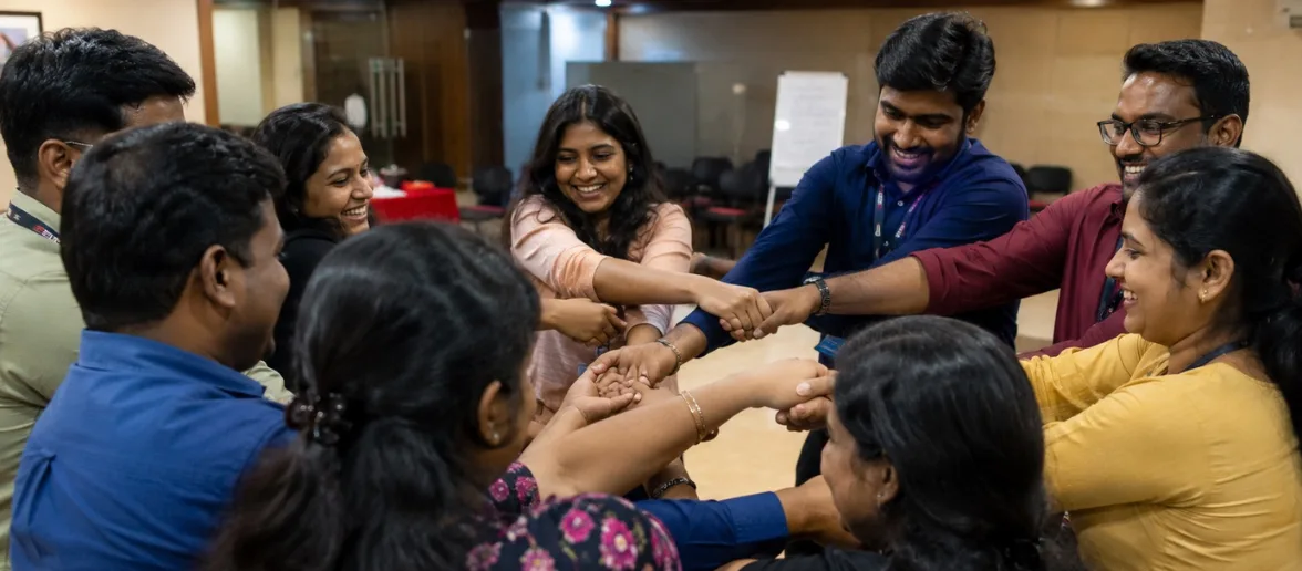 Human Knot Activity Banner