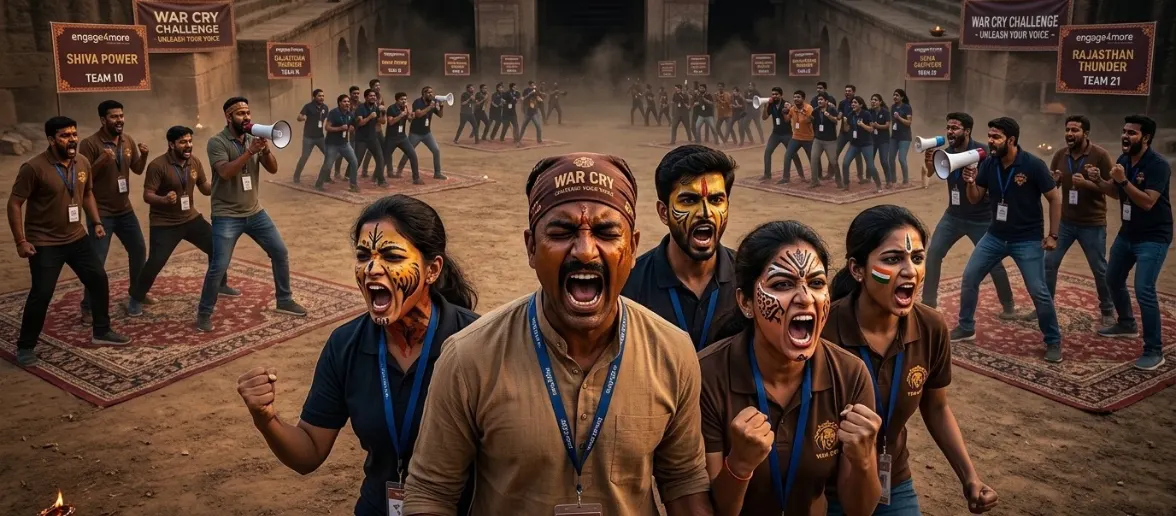 War Cry Harmony in Chants, Strength in Unity: ‘War Cry’ Team Building Challenge