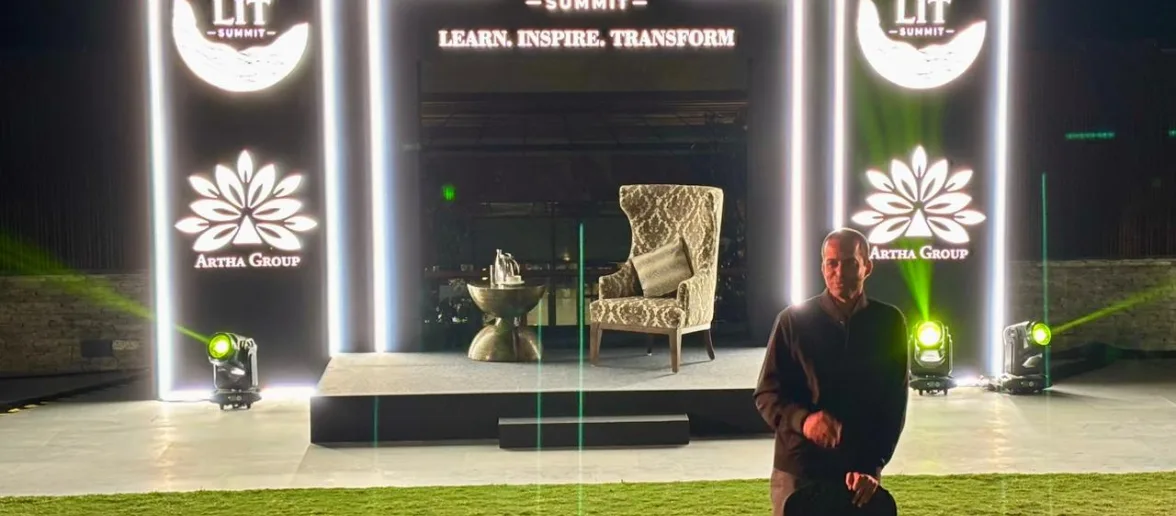 Pullela Gopichand, legendary Indian badminton coach and Padma Bhushan awardee, delivering a keynote on building winning systems and leadership.