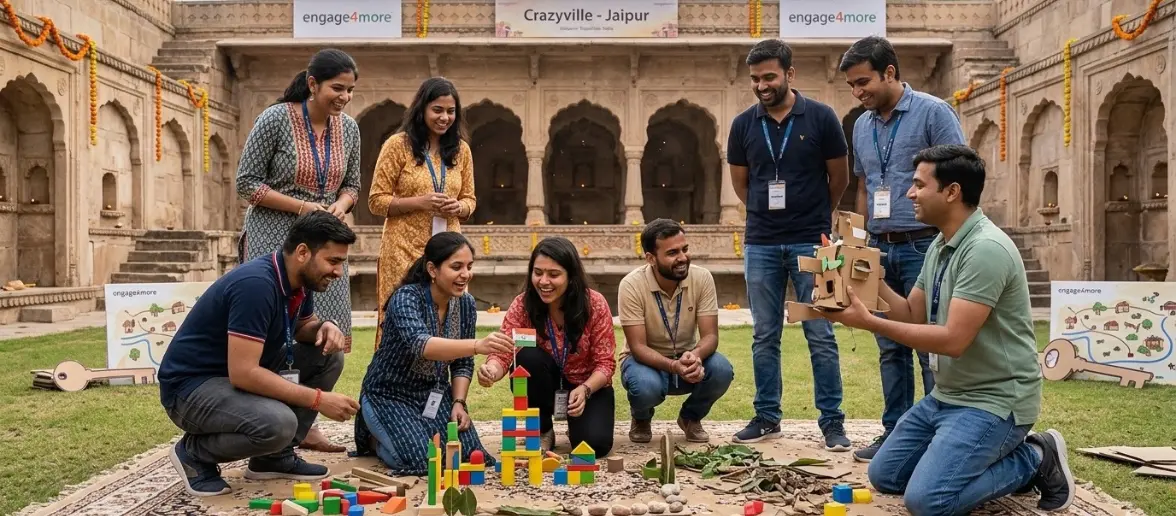 Crazyville Team Building Activity Banner