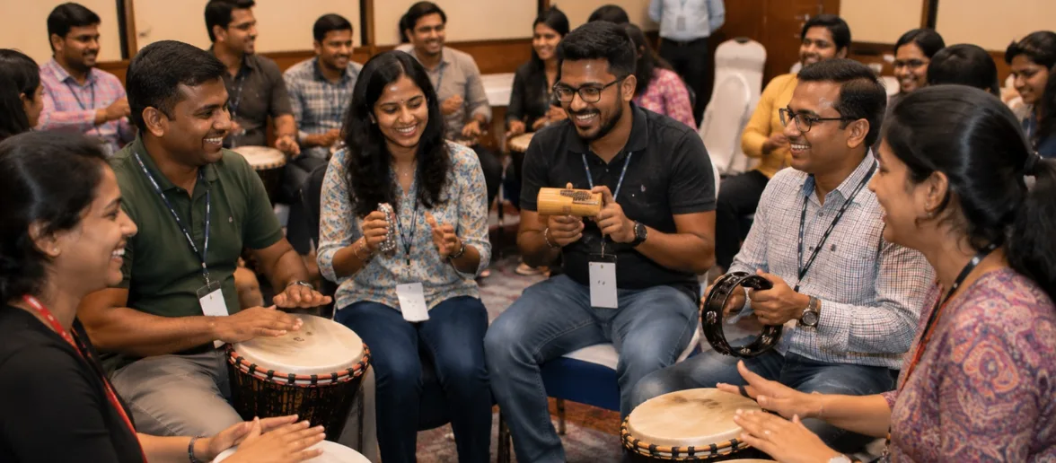 Latin Connection Musical Team Building Activity by engage4more
