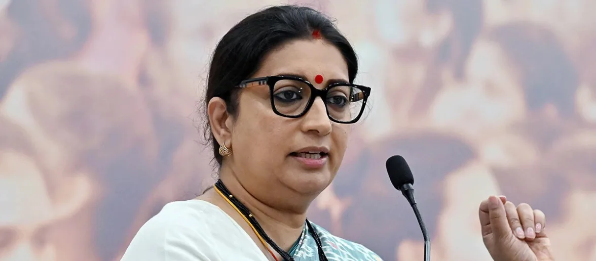 Smriti Irani Motivational Speaker Banner