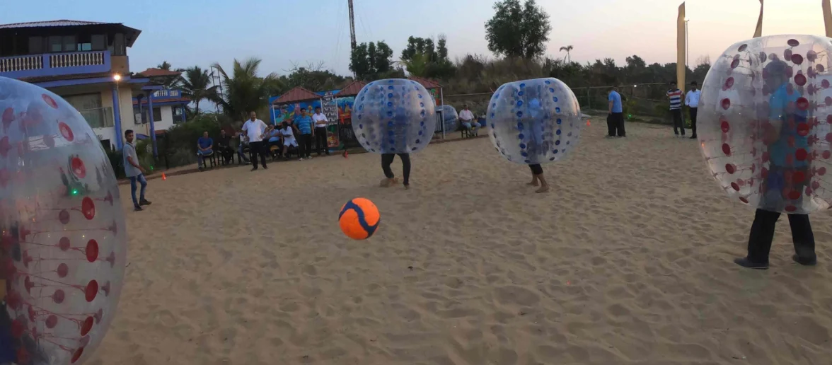 Zorbing Bubble Soccer Team Building Activity