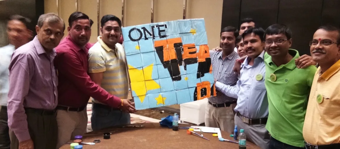 Art Puzzle Team Building Activity engage4more
