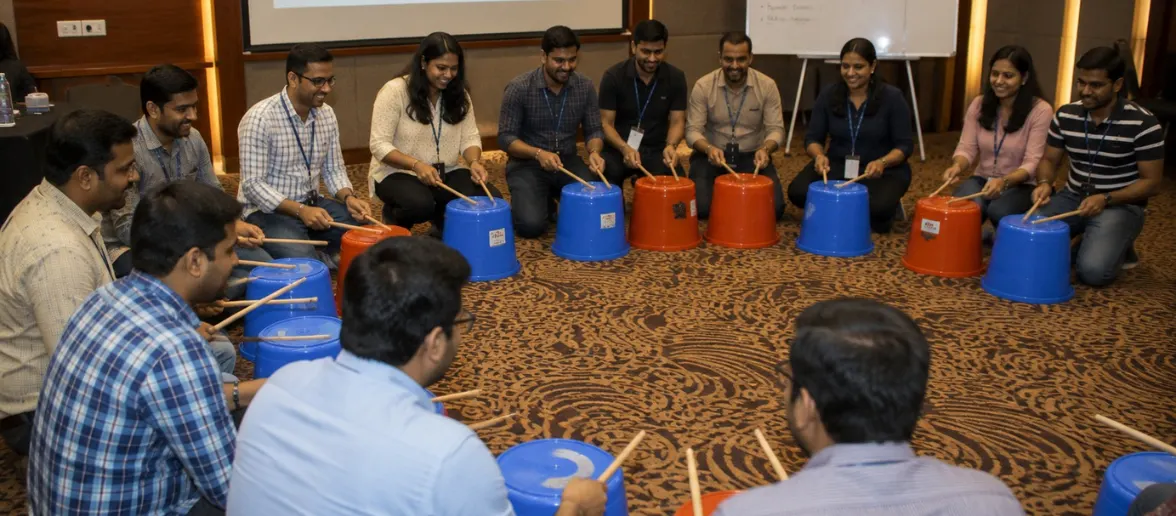 Bucket Challenge Team Building Activity