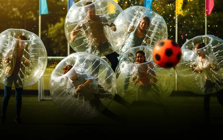 Zorbing Bubble Soccer