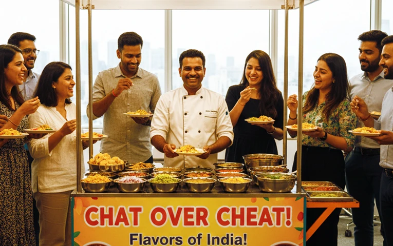 Chat Over Chaat Activity Banner