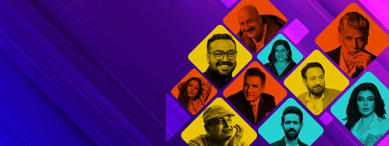 Entertainment Icons and Celebrities Banner