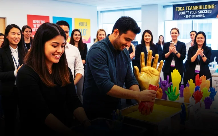 Hand Sculpting Activity Banner