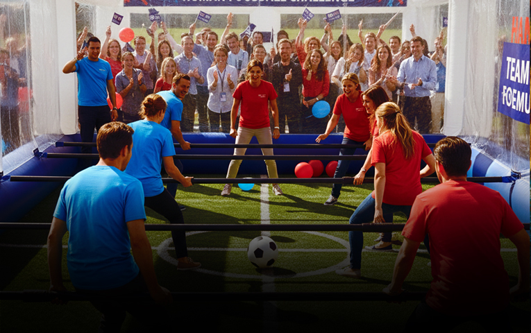 Human Foosball Activity Banner