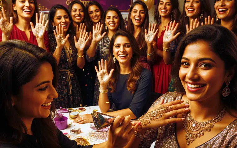 Mehendi Chamkegi Women's Day Activity Banner