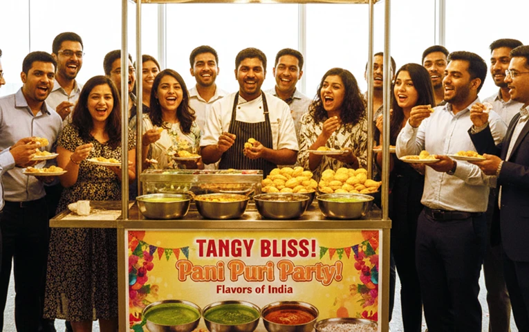 Pani Puri Zone Banner