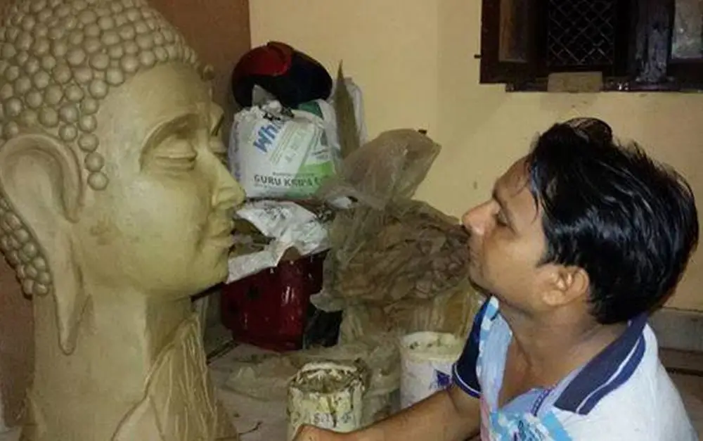 Shivraj Singh Differently Abled Sculptor