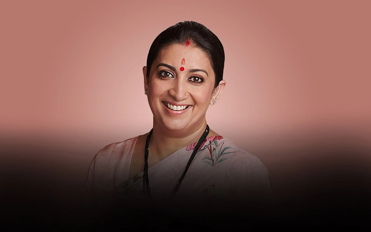 Smriti Irani Motivational Speaker Banner