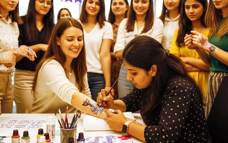 Temporary Tattoo Activity Banner