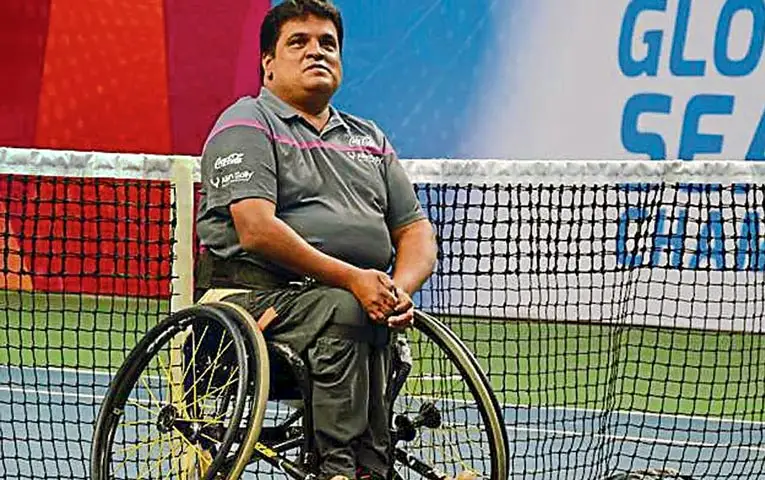 Harry Boniface Prabhu Wheelchair Tennis Champion Banner