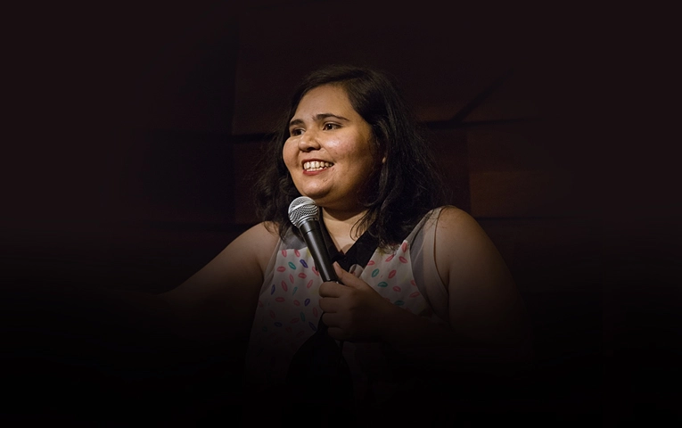 Aayushi Jagad Aayushi Jagad is a comedic queen with a voice to charm and laughter to conquer