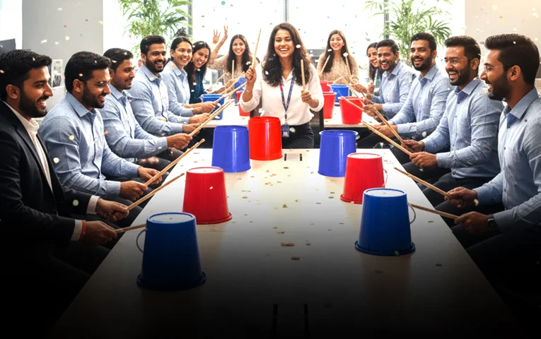 Bucket Challenge Team Building Activity