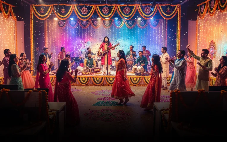 Diwali Live Entertainment Banner