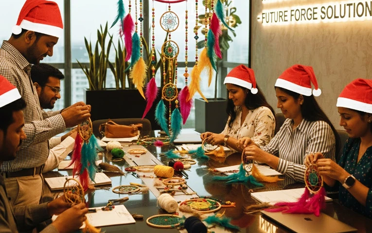 Dream catcher making