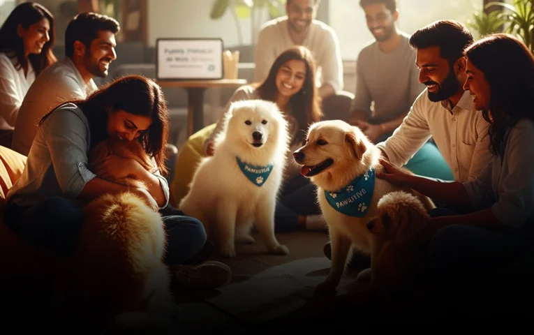 Furry Friends at Work Activity Banner