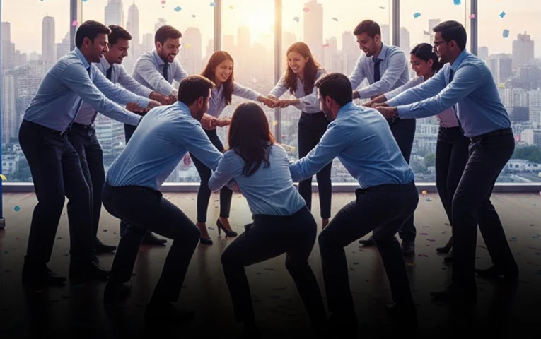 Human Knot Activity Banner