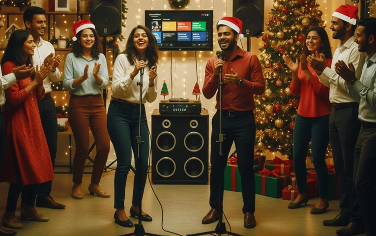 Christmas Karaoke System