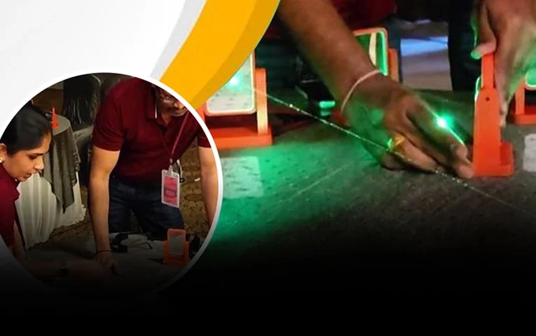 Laser Domino Challenge