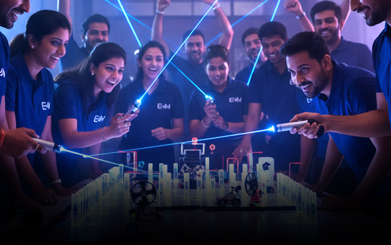 Laser Domino Challenge