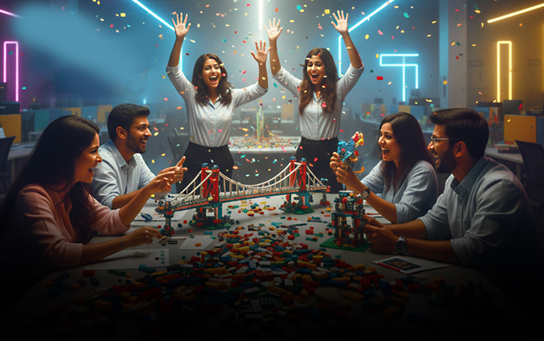 Lego Play Team Building Activity