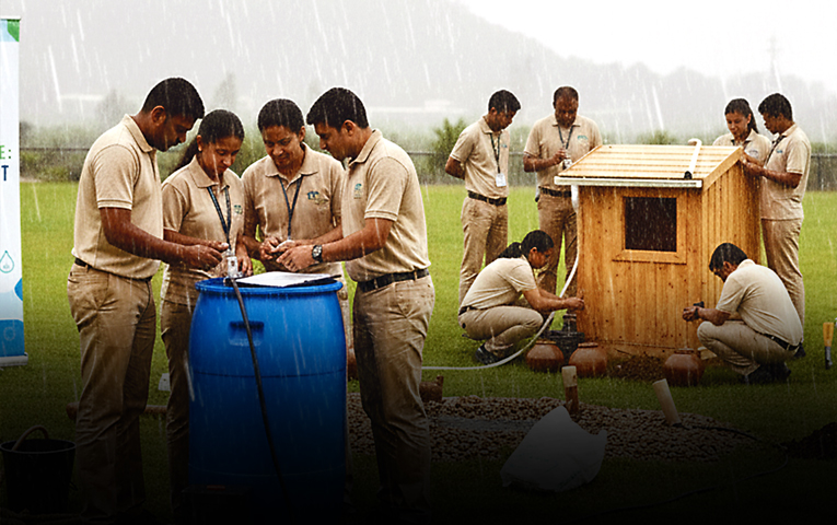 Rain Water Harvesting Activity Banner