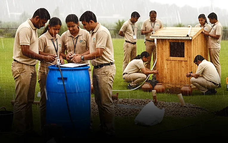 Rain Water Harvesting Activity Banner