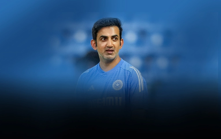 Gautam Gambhir Gautam Gambhir, a left-handed opening batsman, became the first Indian player to score 300+ runs in 4 consecutive Test series.
