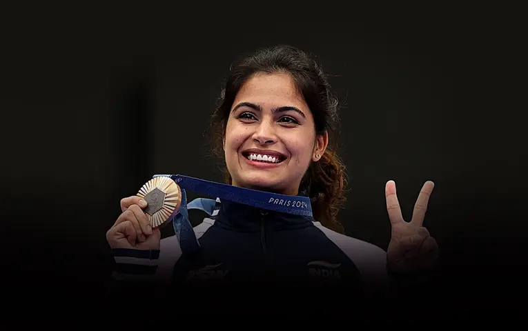 Manu Bhaker Manu Bhaker is India's youngest gold medalist at the ISSF World Cup and the 2018 Commonwealth Games in shooting